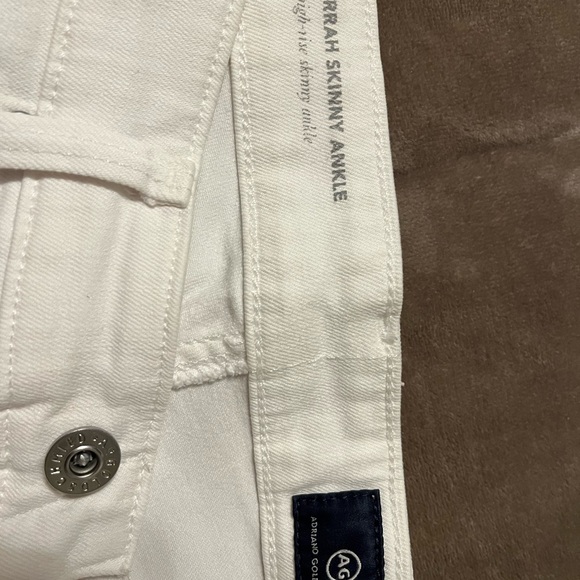 Adriano Goldschmied Skinny Ankle White Jeans - Picture 3 of 5